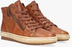 Cognac Gabor Hoge Sneaker 754