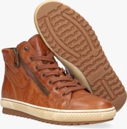 Cognac Gabor Hoge Sneaker 754 -Mode Kledingwinkel 100100 4