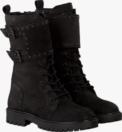 Zwarte Omoda Veterboots 690 -Mode Kledingwinkel 101757 6