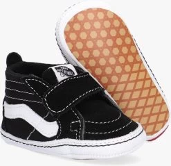 Zwarte Vans Babyschoenen In Sk8-hi Crib