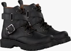 Zwarte Omoda Veterboots Om120777 -Mode Kledingwinkel 112293 6