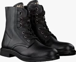 Zwarte Apples & Pears Veterboots Gessica -Mode Kledingwinkel 114101 6