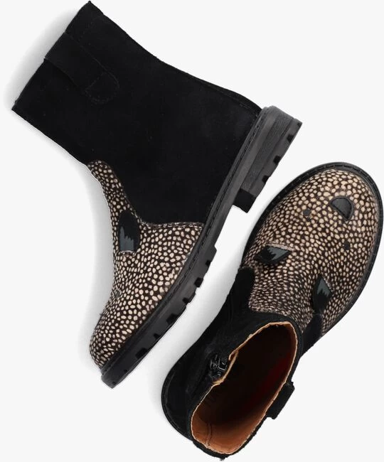 Zwarte Ton & Ton Enkellaarsjes Havanna 4 Zwarte Ton & Ton Enkellaarsjes Havanna - Afbeelding 2