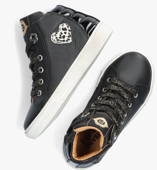 Zwarte Develab Hoge Sneaker 41620 4 Zwarte Develab Hoge Sneaker 41620 - Afbeelding 2