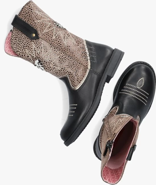 Zwarte Red-rag Hoge Laarzen 12286 4 Zwarte Red-rag Hoge Laarzen 12286 - Afbeelding 2