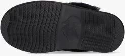 Zwarte Warmbat Pantoffels Flurry Kids
