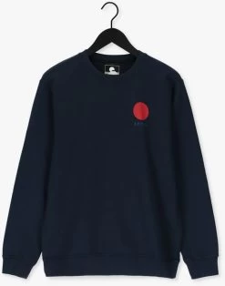 Blauwe Edwin Sweater Japanese Sun Sweat -Mode Kledingwinkel 202146 5