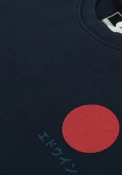 Blauwe Edwin Sweater Japanese Sun Sweat -Mode Kledingwinkel 202146 6