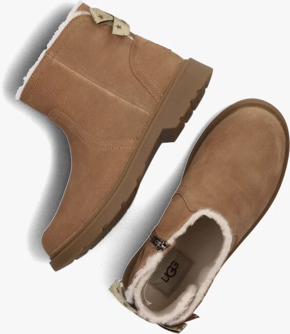 Cognac Ugg Enkelboots Lynde 4 Cognac Ugg Enkelboots Lynde - Afbeelding 2