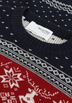 Blauwe Selected Homme Trui Slhnewdeer Ls Knit Crew Neck W 9 Blauwe Selected Homme Trui Slhnewdeer Ls Knit Crew Neck W -Mode Kledingwinkel 203691 6