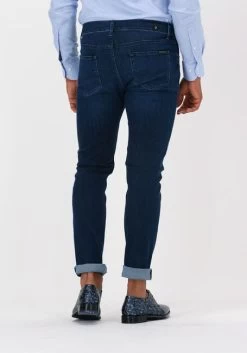Blauwe 7 For All Mankind Slim Fit Jeans Slimmy Tapered Luxe Performanc