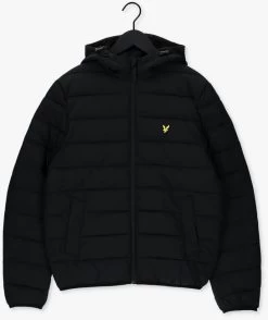 Zwarte Lyle & Scott Gewatteerde Jas Lightweight Puffer Jacket -Mode Kledingwinkel 206626 5