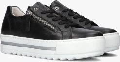 Zwarte Gabor Lage Sneakers 498