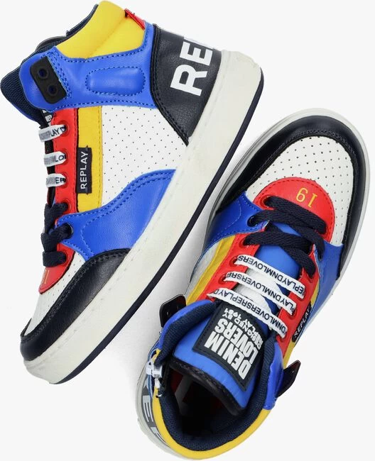 Blauwe Replay Hoge Sneaker Cobra Mid 4 Blauwe Replay Hoge Sneaker Cobra Mid - Afbeelding 2