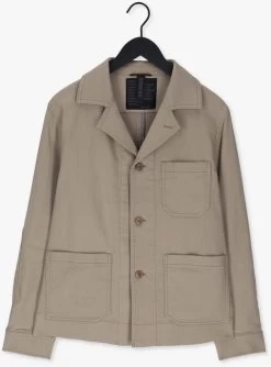 Beige Drykorn Overshirt Alvo -Mode Kledingwinkel 209759 5