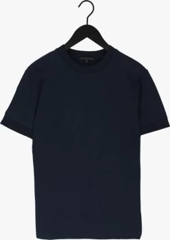 Donkerblauwe Drykorn T-shirt Anton 520062 -Mode Kledingwinkel 209806 5