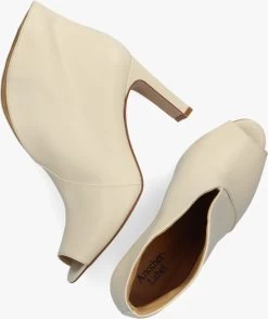 Beige Another Label Enkellaarsjes Nanna Heels -Mode Kledingwinkel 211490 5