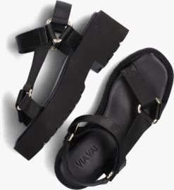 Zwarte Via Vai Sandalen Teddy Bloom -Mode Kledingwinkel 212067 5