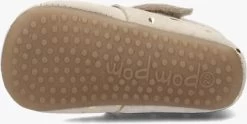 Beige Pom Pom Babyschoenen 1010