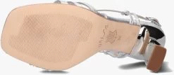 Zilveren Unisa Sandalen Snob -Mode Kledingwinkel 212183 4