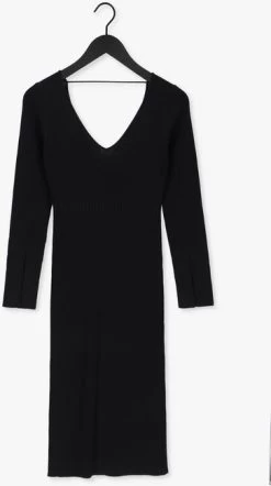 Zwarte Notes Du Nord Midi Jurk Christine Knitted Dress -Mode Kledingwinkel 215209 5