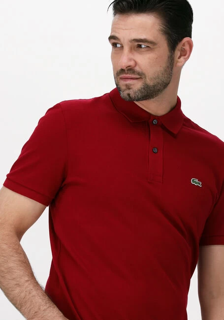 Bordeaux Lacoste Polo 1hp3 Men's S/s Polo 1121 4 Bordeaux Lacoste Polo 1hp3 Men's S/s Polo 1121 - Afbeelding 2