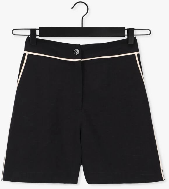 Zwarte Access Shorts Linen High-waisted Shorts 5 Zwarte Access Shorts Linen High-waisted Shorts - Afbeelding 3