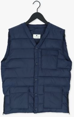 Blauwe Anerkjendt Bodywarmer Akrasmus Padded Gilet -Mode Kledingwinkel 220402 5