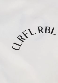 Beige Colourful Rebel T-shirt Tennis Court Basic Tee -Mode Kledingwinkel 220703 6