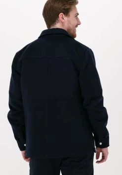 Blauwe Colourful Rebel Jack Jack Bonded Overshirt