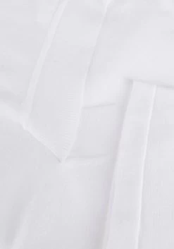 Witte Esmé Studios Top Mae 2/4 Loose Polo Blouse Knit -Mode Kledingwinkel 220934 6