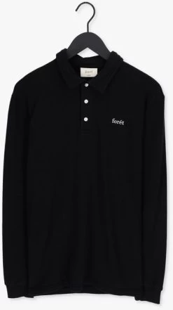 Foret Zwarte Forét Trui Herb Polo Sweatshirt -Mode Kledingwinkel 222755 5