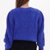 Blauwe Y.a.s. Vest Yaskula Ls Knit Cardigan -Mode Kledingwinkel 223149 2