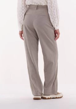 Beige Modström Pantalon Atticus Check Pants