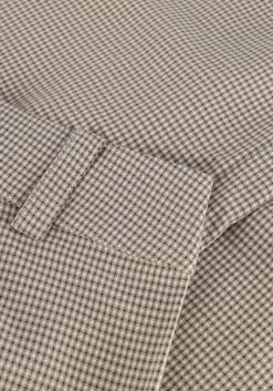 Beige Modström Pantalon Atticus Check Pants -Mode Kledingwinkel 223843 6