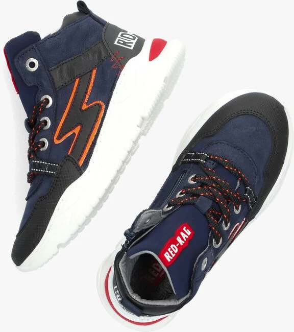 Blauwe Red-rag Hoge Sneaker 13629 4 Blauwe Red-rag Hoge Sneaker 13629 - Afbeelding 2