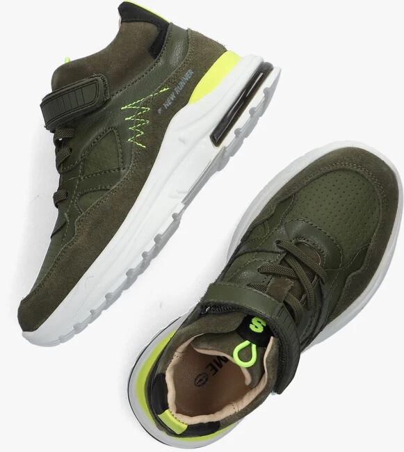 Groene Shoesme Hoge Sneaker Nr22w005 3 Groene Shoesme Hoge Sneaker Nr22w005 - Afbeelding 2