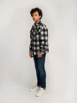 Blauwe Nik & Nik Casual Overhemd Lennard Shirtjacket