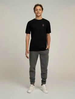 Grijze Nik & Nik Joggingbroek Swirl Logo Sweatpants