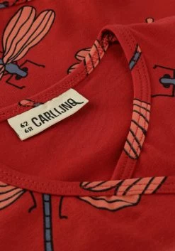 Rode Carlijnq Dragonfly - Kimono Top