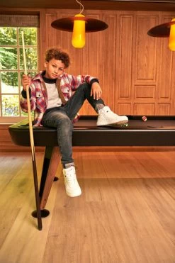 Beige Ao76 Trui Simeon C-neck Tape