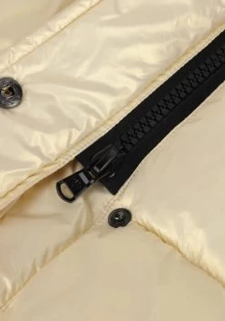 Parelmoer Canadian Gewatteerde Jas Nylon Madeperla -Mode Kledingwinkel 230317 6