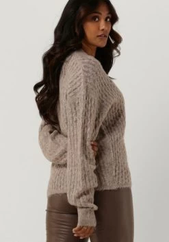 Grijze Simple Sweater Elzi Knit-rec-pes-mer-22-3