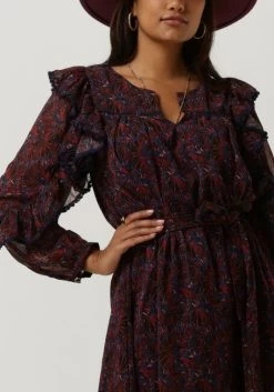 Bordeaux Louizon Mini Jurk Dory Robe -Mode Kledingwinkel 230421 3