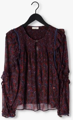 Bordeaux Louizon Blouse Darleen Top -Mode Kledingwinkel 230426 5