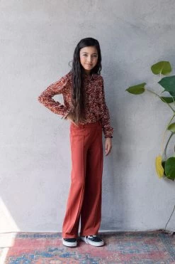 Rode Looxs Flared Broek 2231-5618