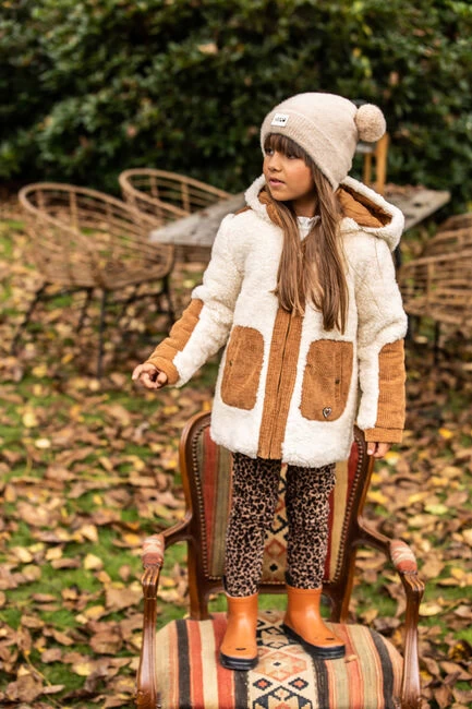 Gebroken Wit Looxs Teddy Jas 2231-7230 3 Gebroken Wit Looxs Teddy Jas 2231-7230