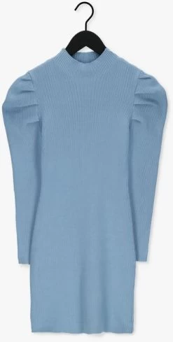 Lichtblauwe Silvian Heach Mini Jurk Dress Hamlet -Mode Kledingwinkel 233716 5