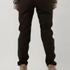 Bruine Knit-ted Pantalon Francis Pant -Mode Kledingwinkel 235039 2