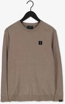 Beige Butcher Of Blue Trui Clifden Crew -Mode Kledingwinkel 235080 5